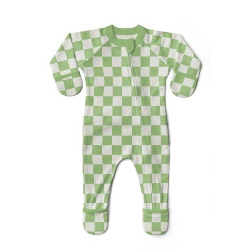 Goumi Grow With You Footie, Color: Cabana green, Size: nb