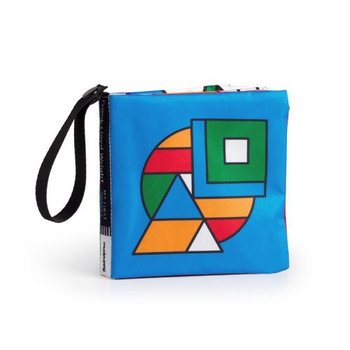 Frank Lloyd Wright My First Shapes Crinkle Fabric Stroller Book - by Mudpuppy (Bath Book)