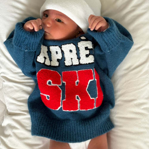 Apres ski sweater