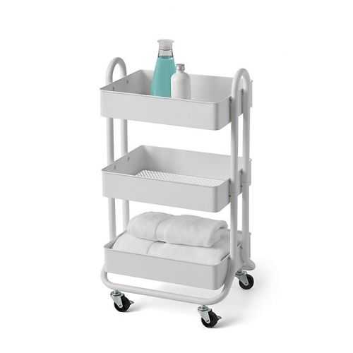 SALT™ 3-Tier Bath Storage Cart in Grey SALT™ 3-Tier Bath Storage Cart in White