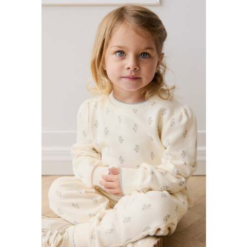 Organic Cotton Monroe Sweatshirt - Rachelle Blue Fox