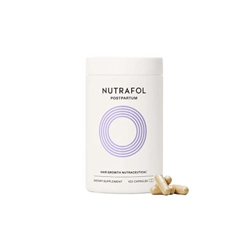 Amazon.com : Nutrafol Postpartum Hair Growth Supplements, Clinically Tested for Visibly Thicker Hair and Less Shedding, Breastfeeding-friendly - 1 Month Supply : Beauty & Personal Care