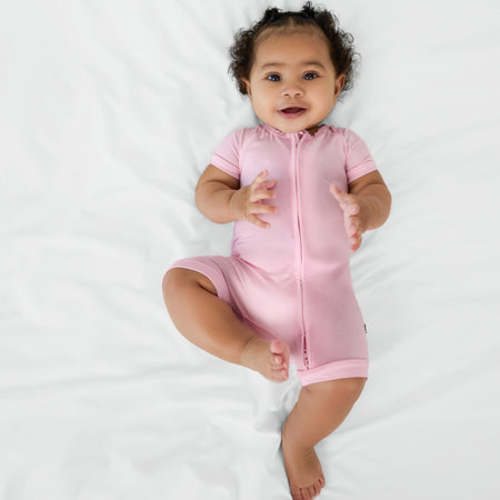 Soft Pink Shorty Zippy