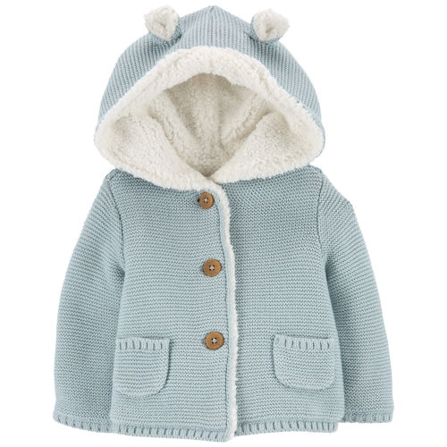 Baby Sherpa-Lined Hooded Jacket - Carter's | Carter's