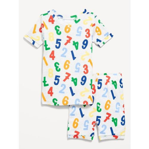 Numbers Printed Pajama Set