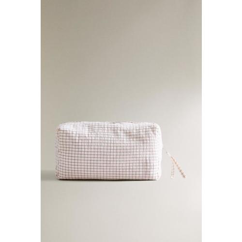 CHILDREN’S SMALL CHECK COSMETIC BAG
