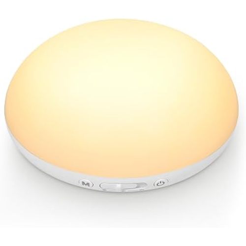 Egg Light for Nursery, Portable Baby Night Light for Breastfeeding, Rechargeable Baby Nightlight with Timer, Dimmable Battery Powered Red Lamp, Ultra-Long Battery Life for Bedside