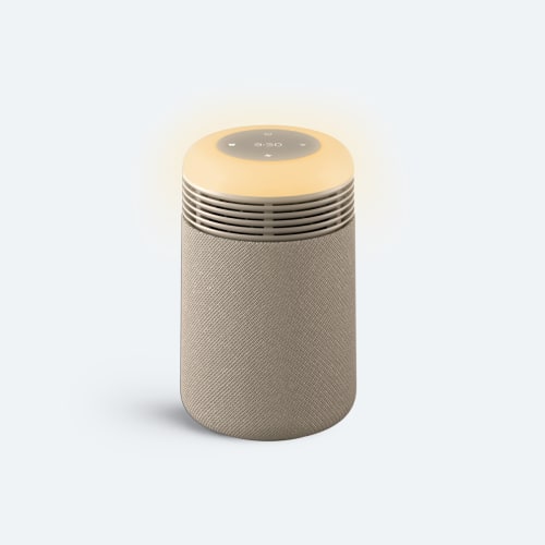 Mini Restful™ Sunrise Clock Air Purifier in Coastal Beige