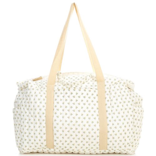 Edgehill Collection x Kristin Ellen Hockman Lottie Yellow Floral Weekender Bag