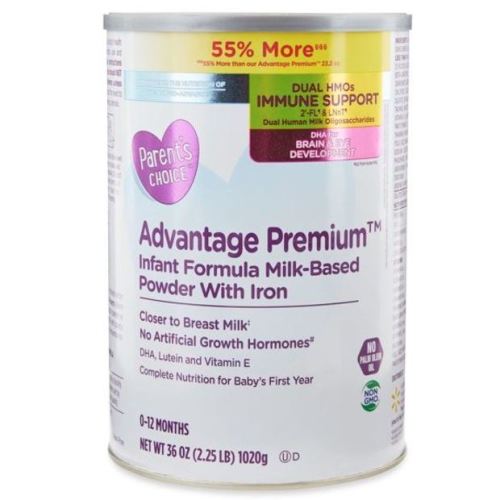 Parent’s Choice Advantage Premium Powder Baby Formula with Iron