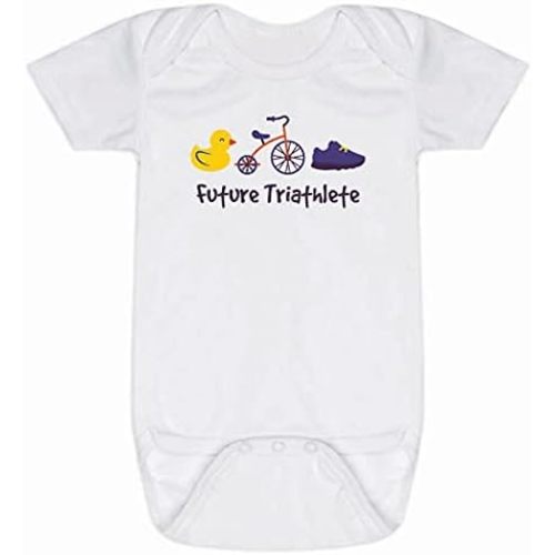 ChalkTalkSPORTS Triathlon Baby & Infant Onesie | Future Triathlete | Colors & Sizes