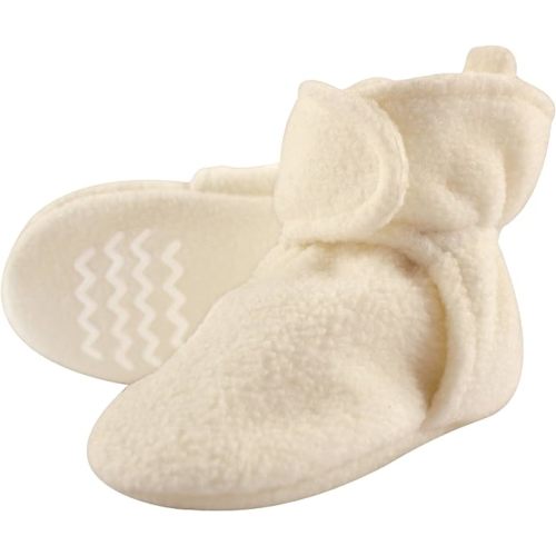 Hudson Baby Unisex-Baby Cozy Fleece Booties Slipper Sock, 0-6 months