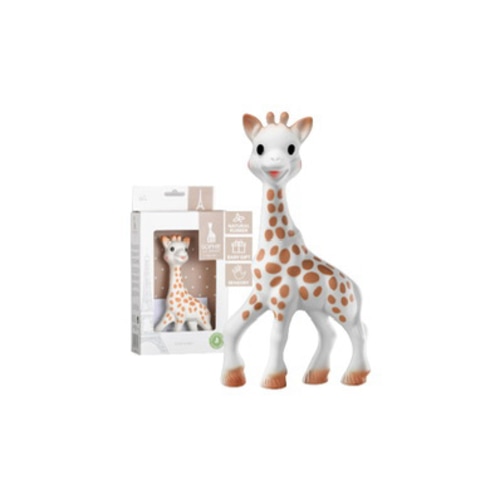 Sophie la girafe | Handcrafted for 60 Years in France | Natural Rubber | Designed for Teething Babies | Awaken All 5 Senses | Easy to Clean (616324) 616400