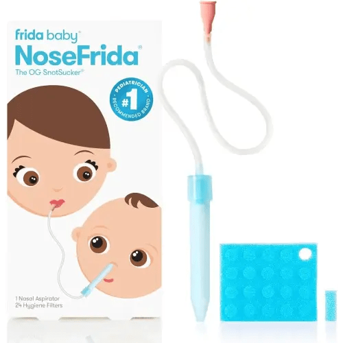 Frida Baby Nasal Aspirator NoseFrida the Snotsucker with 24 Extra Hygiene Filters