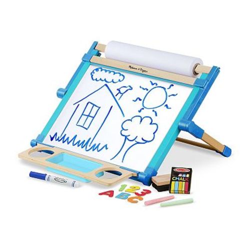 Melissa & Doug Double-Sided Magnetic Tabletop Easel
