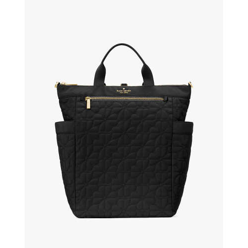 Spade Flower Quilted Fabric Convertible Backpack | Kate Spade Outlet