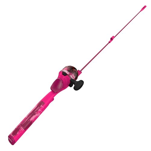 Zebco Youth Floating Spincast Reel and Fishing Rod Combo, Pre-Spooled with 6-Pound Cajun Line