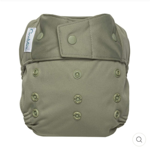 Hybrid Cloth Diaper - Fern Light Green | GroVia
