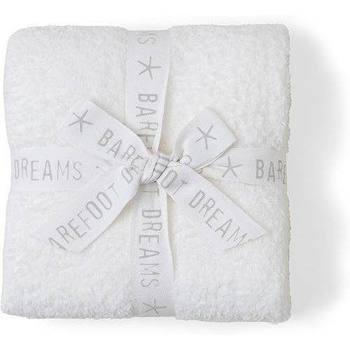 Barefoot Dreams® CozyChic® Stroller Blanket, Pearl, 30"x40"