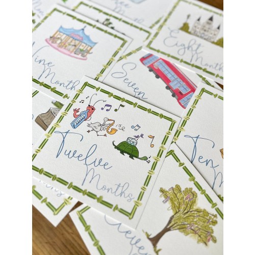 New Orleans Baby Milestone Cards, Nola Baby Milestone Cards, New Orleans baby shower gifts, New Orleans Theme Baby Shower, Nola Baby Shower