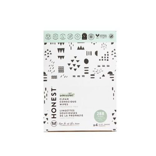 The Honest Company Plant-based Baby Wipes Made With Over 99% Water - Pattern Play - 576ct