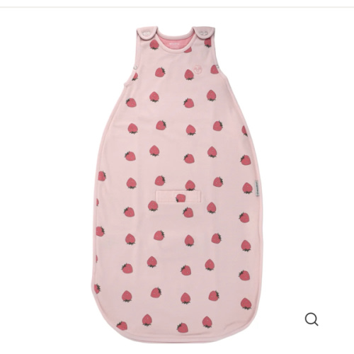 4 Season® Ultimate Baby Sleep Bag, Merino Wool & Organic Cotton, Strawberry