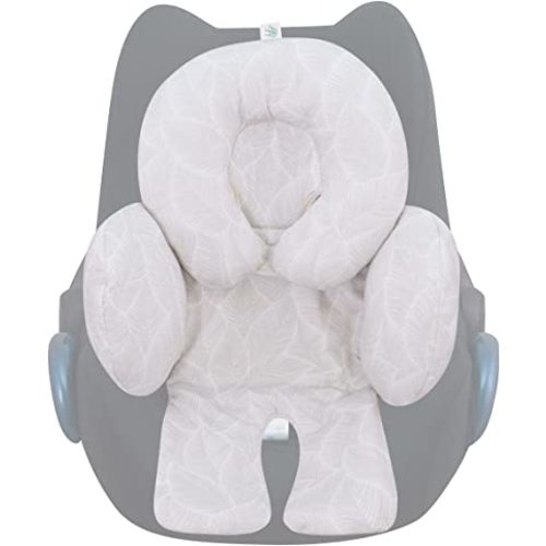 JYOKO Kids Reducer Cushion Infant Head & Baby Body Support Antiallergic 100% Cotton (Bloom, Head and Body Support) 2 Parts