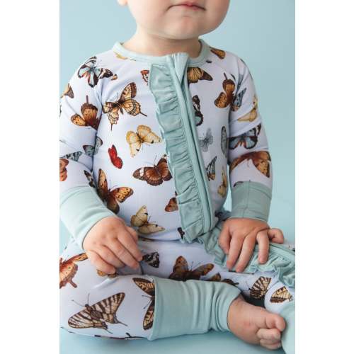 Butterfly Kisses Ruffle Romper – Jammie Session