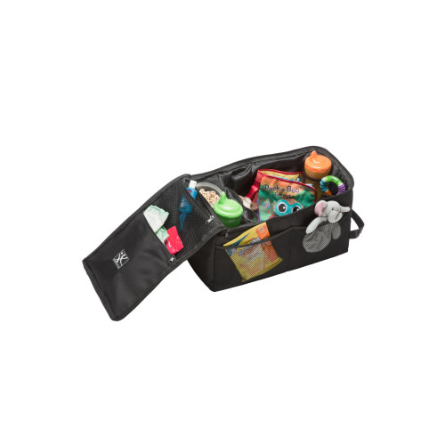 J.L. Childress Backseat Butler Car Organizer and Storage for Kids of All Ages, Black
