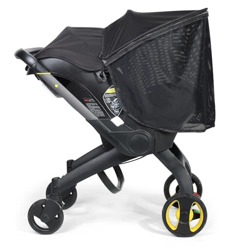 Orzbow Sunshade Extension for Doona Car Seat Stroller, Doona Stroller Accessories for Summer 360 Protection, Removable Car Seat Sun Shade Cover, Breathable & Stable, Easy to Install
