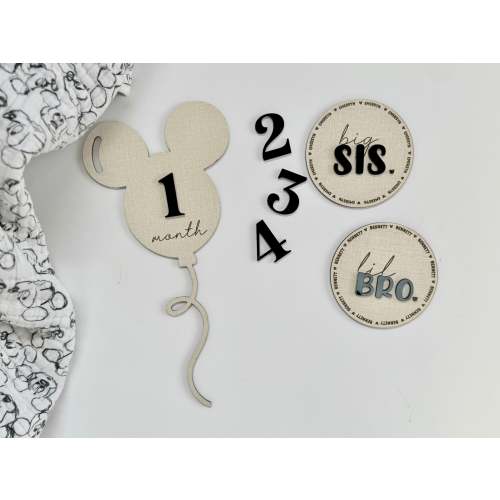 Balloon Monthly Milestone Disc