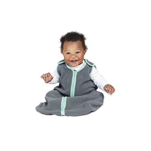 Sleep nest fleece baby sleeping bag, Lake Green, Medium