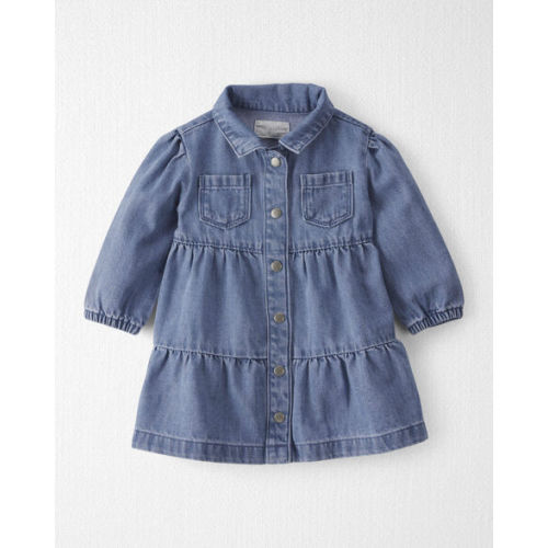 Baby Girl Organic Cotton Denim Dress - Little Planet | Carter's