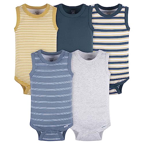 Gerber Baby Boys Multi-Pack Sleeveless Onesies Bodysuit