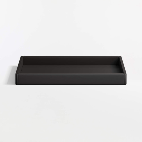 Jenny Lind Black Wood Baby Changing Table Topper