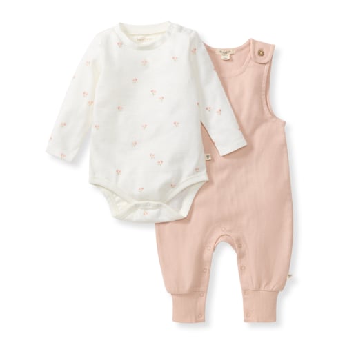 Ditsy Floret Jumpsuit & Bodysuit Set – Burt's Bees Baby