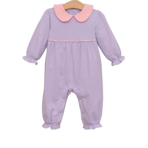 Katherine Stripe Knit Romper