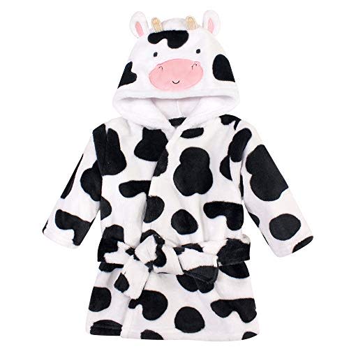 Hudson Baby Unisex Baby Plush Animal Face Bathrobe