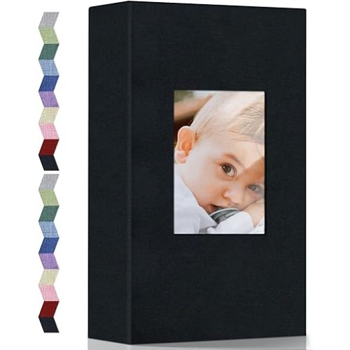 popotop Photo Album 4x6-300 Photos Linen Cover Photo Books with 300 Horizontal Pockets,Slip-in Picture Albums for Family Wedding Anniversary Baby Vacation Pictures