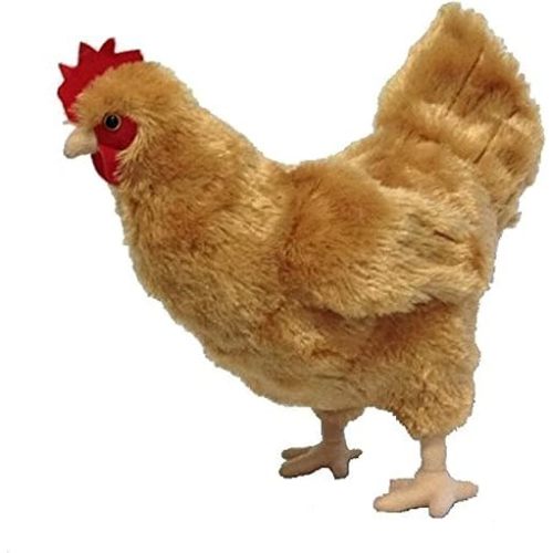 Adore 12" Standing Buffy The Hen Chicken Plush Stuffed Animal Toy