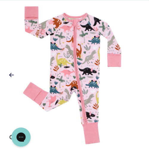 Pink Jurassic Jungle Zippy - Little Sleepies