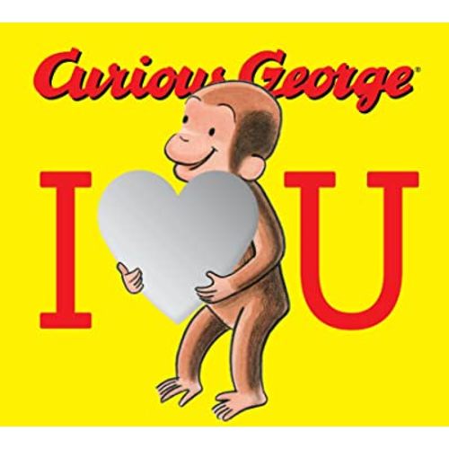 Curious George: I Love You Board Book with Mirrors