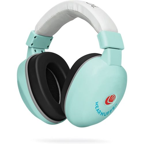 Lucid Audio HearMuffs Baby Hearing Protection (Over-The-Ear Sound Protection Ear Muffs Infant/Toddler/Child) (Spa Green), One Size