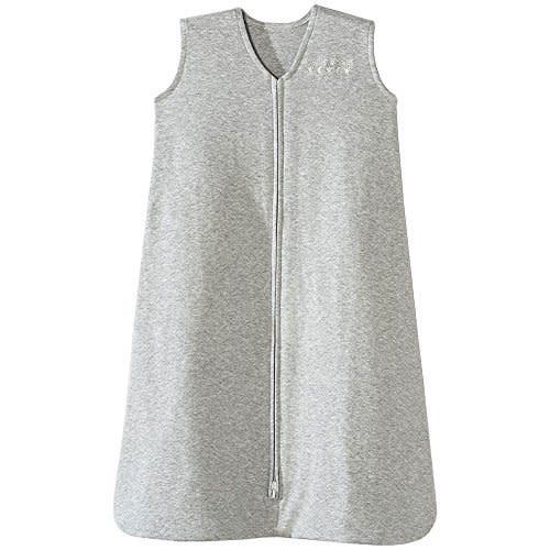 Halo Sleepsack Cotton Wearable Blanket, Heather Gray, Medium