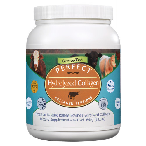 Perfect Hydrolyzed Collagen Unflavored - Sourced EXCLUSIVELY From Brazilian Grass Pastured (Grass Fed) Cows