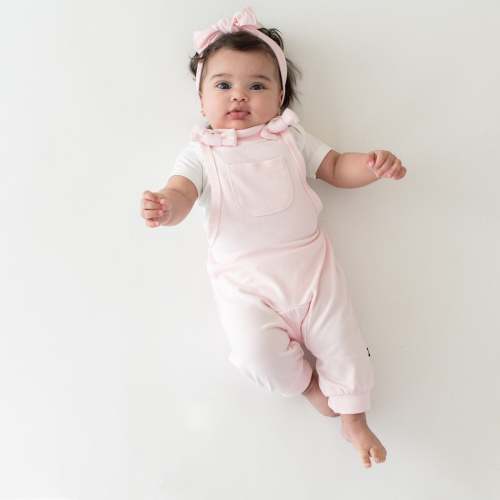 (6-12) Bamboo Jersey Overall in Sakura