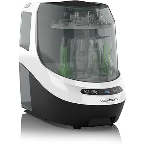 Baby Brezza Bottle Washer Pro - Baby Bottle Washer, Sterilizer + Dryer - All in One Machine Cleans Bottles, Pump Parts, & Sippy Cups - Replaces Hand Washing, Bottle Brushes and Drying Racks