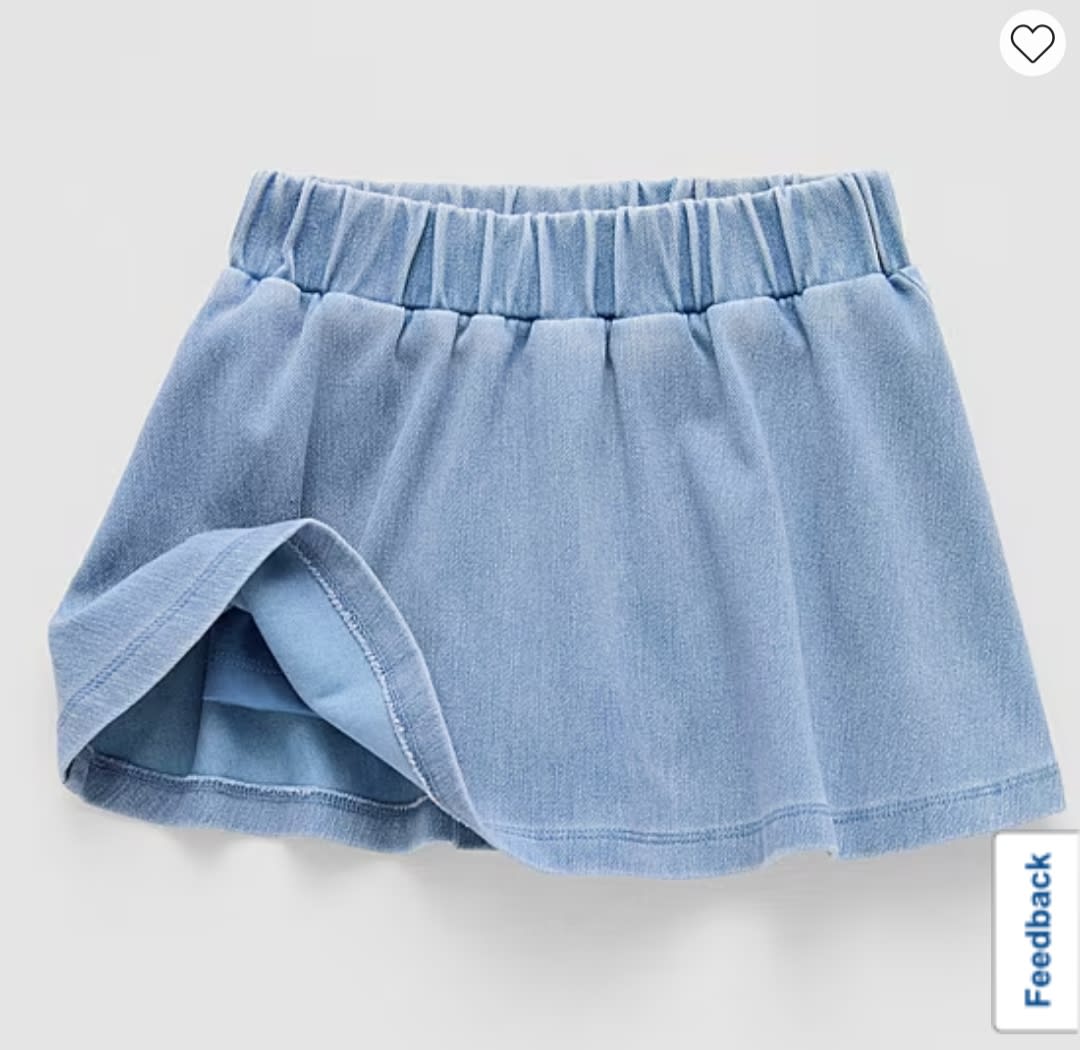 Okie Dokie Toddler & Little Girls Skort - JCPenney