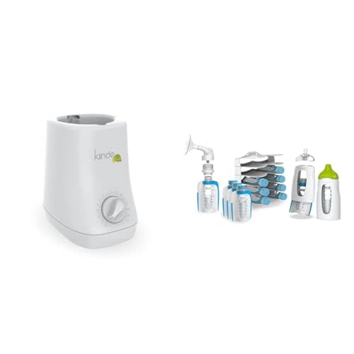 Kiinde Baby Bottle Warmer and Breast Milk Collection, Storage, Warming and Feeding System Starter Kit