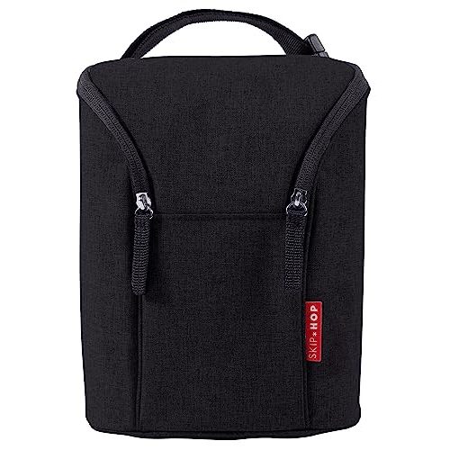 Skip Hop Baby Breastmilk Cooler Insulated Bottle Bag, Grab & Go, Chevron